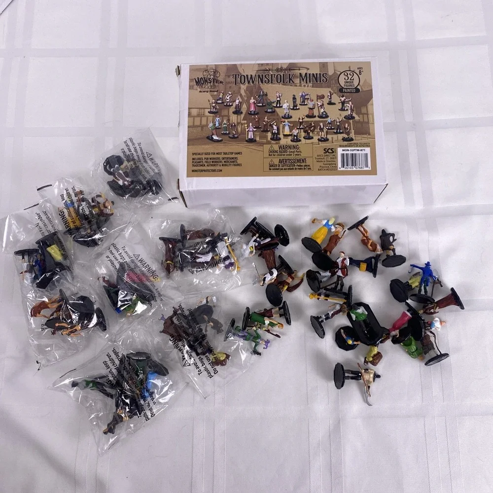 Monster Townsfolk Mini Fantasy Figures Set- 1